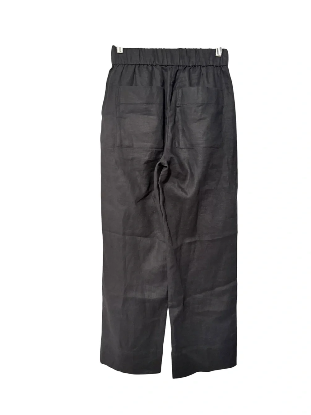 Everlane Linen Pant Wide Leg Black XS 100% European Flax Wide Leg Pull-On XS